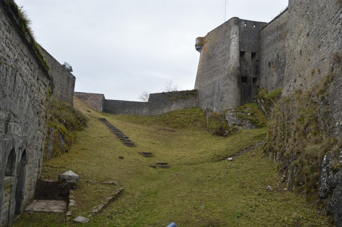 1694 - Fort de Charlemont de Givet - Plan ancien - Nicolas de Fer